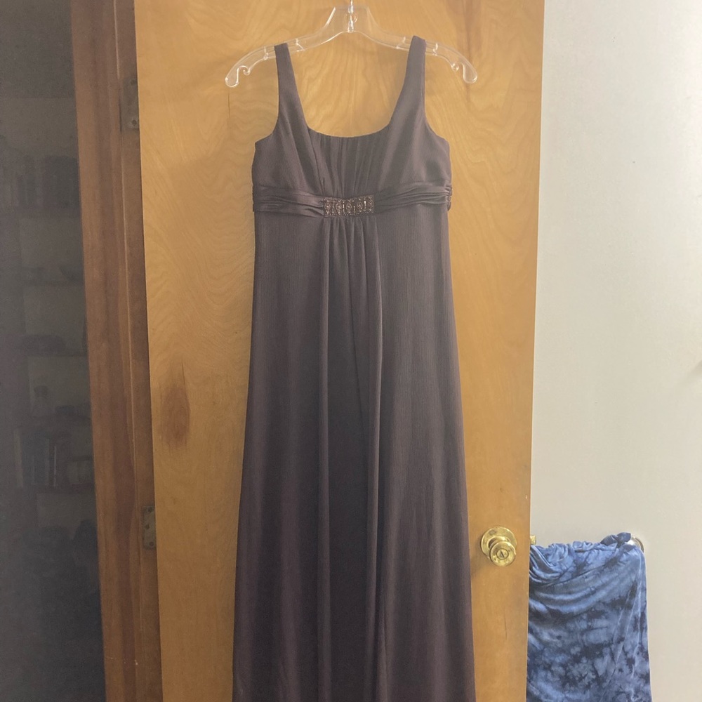 David’s Bridal Truffle Junior Bridesmaid Dress